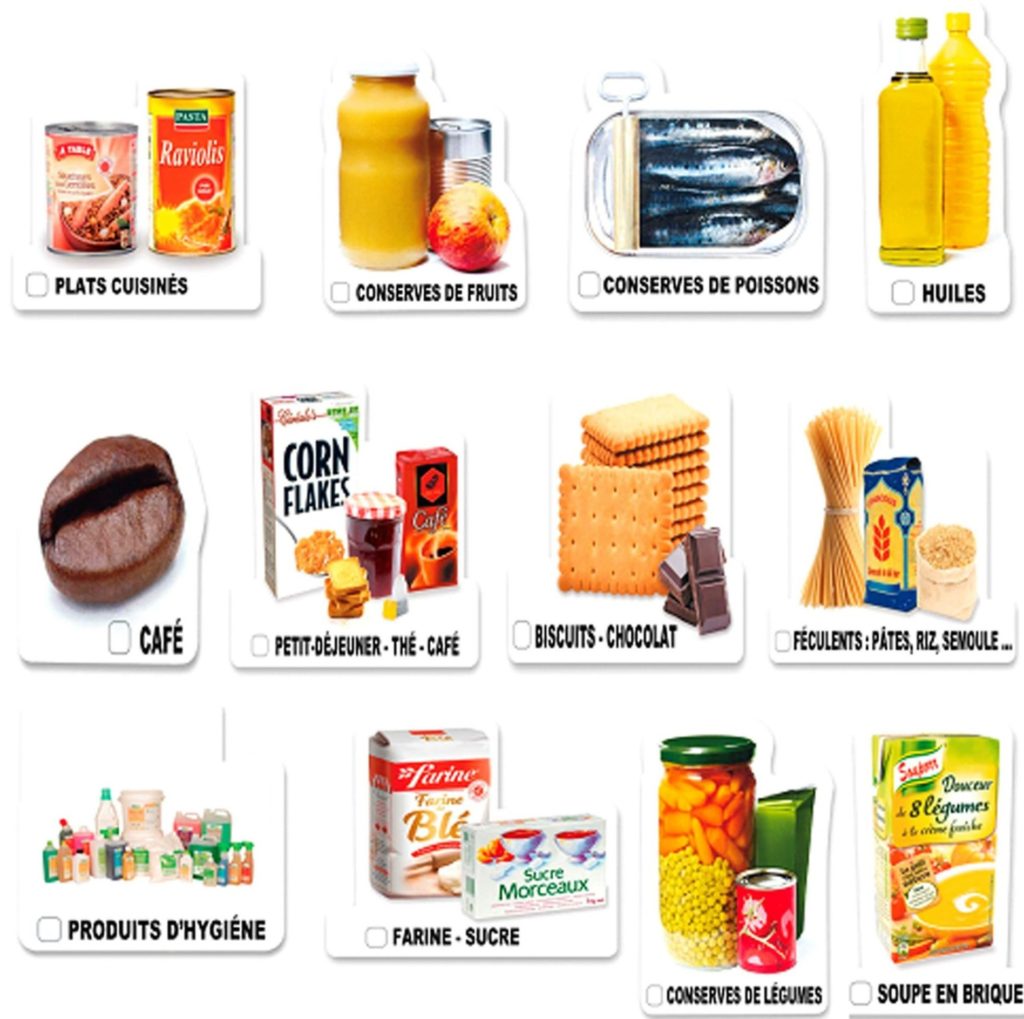 Collecte Nationale de la Banque Alimentaire de produits alimentaires et d'hygiènes avec non-périssables.